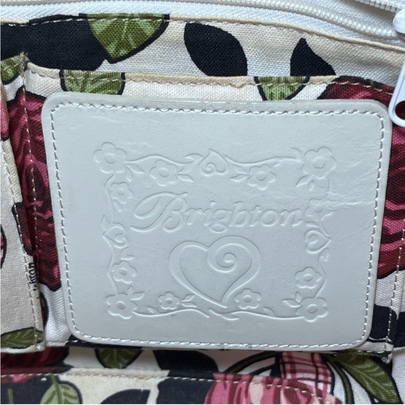 Brighton Candice Straw and Leather Shoulder Bag - Picture 11 of 12